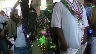 Mardi Gras Street Sluts Flashing Melons And Twat In Public New Orleans
