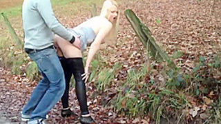 Blondes Dummes Fickfleisch