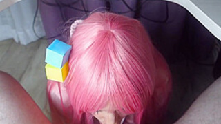 Asian Cartoon bitch Hitori Gotoh gets plowed on online camera