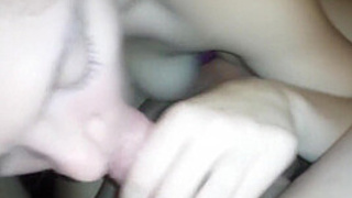 Happy Lady Gives Head To Daddy