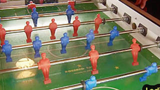 Pegging 3some CFNM dom babes fuck lover behind with glass bottle