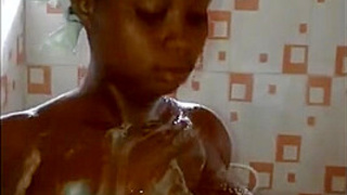 Real Africans - POV CellPhone Footage Gonzo Blowjob in Public Bathroom