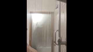 Spying on my step sister with ENORMOUS BOOBIES while showering SHHHHHH