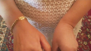 Azeri seksi xala bank iscisine amcigini verib borcunu baglayir cox gozel idi