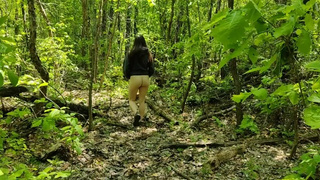 I'm walking NAKED through the forest and I'm a little scared