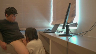 【個人撮影】#79エンW不倫CH リモート会議中のイタズラ。中出しする不倫カップルの日常♡／Chinese home-made /日本人/thai ex-wife/ milf/色白