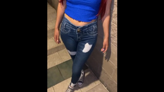 I MEET my WIFEY'S BEST FRIEND in the PARKING LOT and I convince her to go fuck