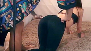 Yoga Teacher Lets Big Dick Creampie Her