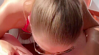 Hot Pov Bj, Doggy And Creampie On The Hotels Balcony In Tenerife 4k