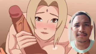 REACT PORN : Tsunade large melons Hard core sex