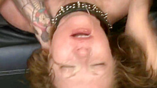 Extreme And Shocking Mouth Fuck Of Slut