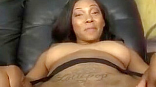 Chubby Black Gets Face Fucked By White Guy - Hood Rat