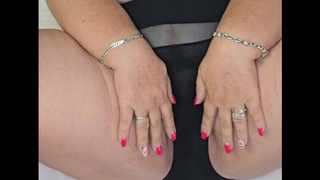 Horny thick Mommy enjoys to seduce her man. Saggy old boobs.