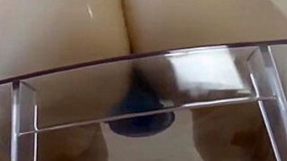 Hot Sexy College Girl Rides Dildo On The Chair On Cam