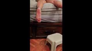 I couldn't stop cums with my vibrating toy so deep in my snatch