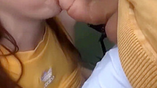 Caught A Blonde Pissing On The Street And Stuck My Dick In Her Mouth