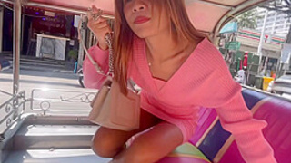 Cowgirl Creampie Satisfies Thai Hotty At Tuktuk Patrol