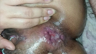 extreme anal I made her suffer by breaking her butt until cream-pie spurted inside this whore