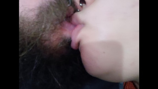 stunning and huge fleshy lips,leaving the cuck excited,with her kiss and quick hands masturbating