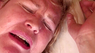 Curvy Grandma Gets A Good Pussy Pounding From Her Younger Boyfriend - MatureNl