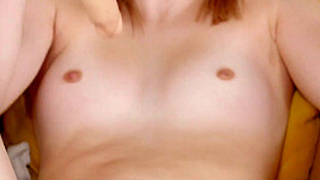 Alice Mur waxed her young pussy. Watch as she spreads her lips, pinches her little tits and fingers herself until she cums. - Alice Murkovski - NaughtyMag