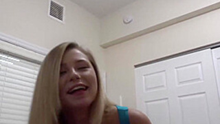 Petite Blonde Carolina Screams As Louie’S Bbc Pounds Her Cunt!