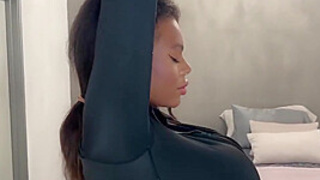 Big Booty Bimbo Gets Fucked After Yoga - Halle Hayes And Steve Rickz