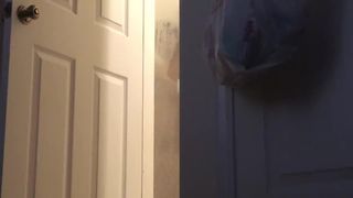Caught Wife Masturbating in Shower REAL VOYEUR