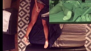 HIDDEN CAM - WIFE SEEN MASTURBATING TO MULTIPLE ORGASMS VOYE