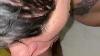 Moon my lil brat slutty whore wife sucking Daddys dick