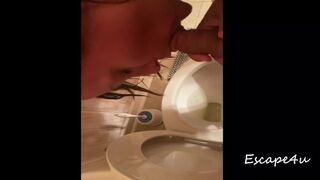 Wife help me Piss and Licks me Clean