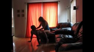 Sexy big tit wife takes bbc while husband records
