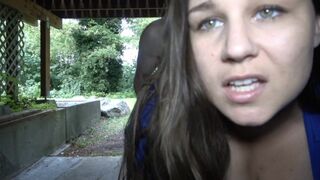 Backyard Riding & Doggy with Creamy Facial