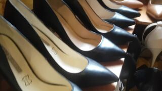 Some of my Wifey's Heels, what would you do if you had 15 Minutes alone with these Shoes?