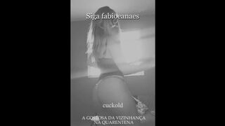 A Vizinha Gostosa Dançando De Janela Aberta Enquanto o Corno Foi Fazer Ao Mercadinho