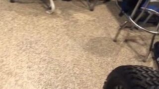 My ex-wife with friend watching and joining