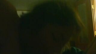 BIG BREASTED WOMAN ex-wife swallows for Birthday