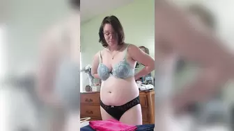 Stunning Mom Knows She's Being Recorded, Smiles!