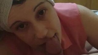 After shower oral sex