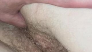 Fingering that hairy vagina