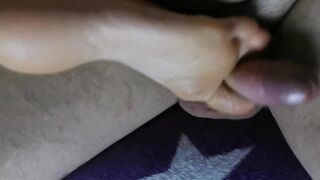 Reverse Toejob from my Ex-Wife (footjob Facial)