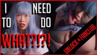 Asian Schoolgirl Swallows Dong for TV Role