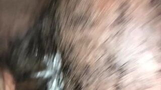 Me and the wifey stroking her creamy vagina