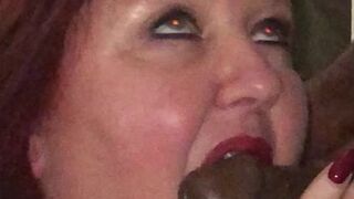 Her first taste of Ebony Meat