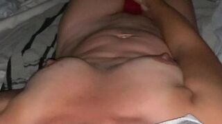 Wifey craves monstrous dildo with amazing cumming