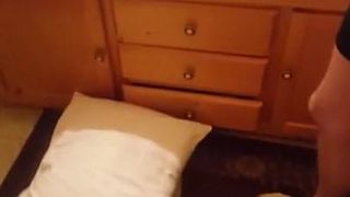 Cuckold wife sucks cock for cumshot