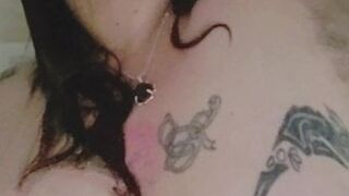 WitchofWaxhaw FAT WOMAN Wifey Showering Big Saggy Boobies Topless