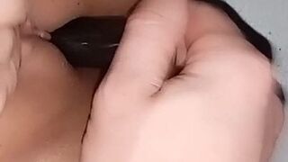 I fuck my ex-wife snatch with vibrator