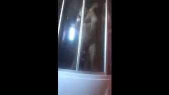 Secret online cam in the shower. Fuck my ex-wife's friend