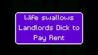 Wifey Sucks Landlords Rod to Pay Rent